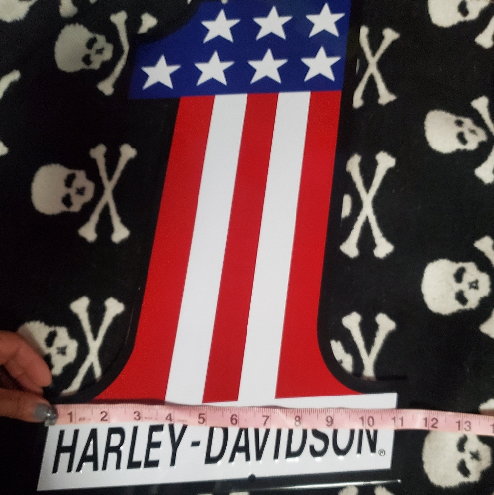 Harley Davidson tin wall hanging